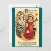 Halloween Tricks Postkarte (Vorne/Hinten)
