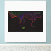 Halloween Trickster Spirit Stretched Leinwand Art (Insitu (Holzboden))