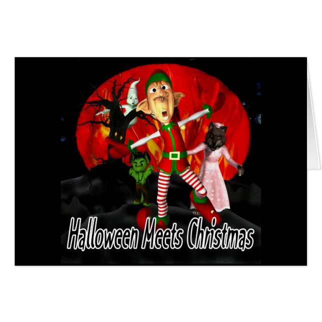 Halloween trifft Weihnachten - den Elf, der weg (Vorderseite (Horizontal))