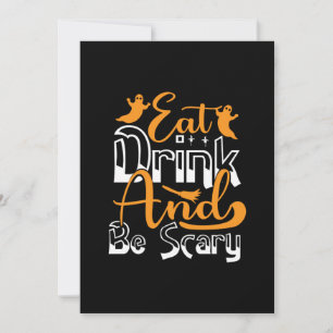 Halloween trinken und am Geburtstag Beängstigend s Einladung