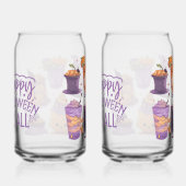 Halloween-Trinkglas Dosenglas (Rechts)