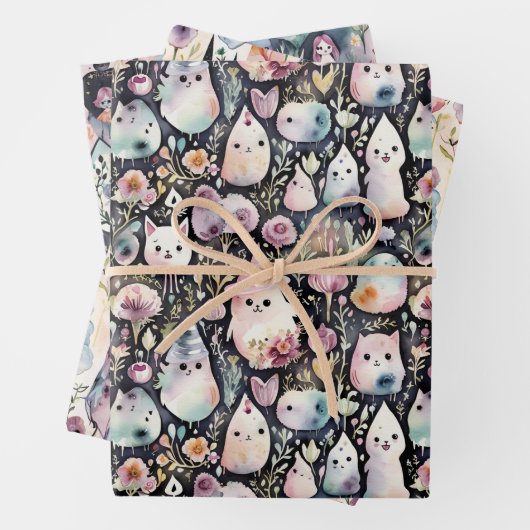 Halloween Trio Geschenkpapier Set (Beispiel)