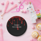 Halloween tropfendes Blut Pappteller (Party)