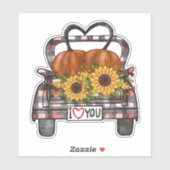 Halloween Truck         Aufkleber (Blatt)