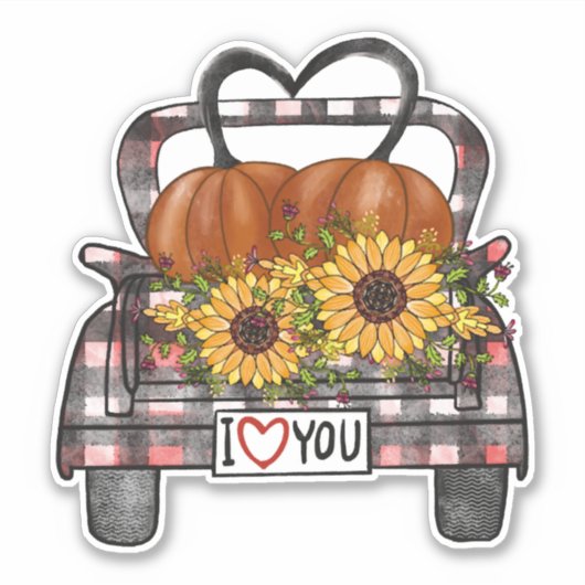 Halloween Truck Aufkleber (Vorderseite)