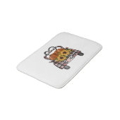 Halloween Truck Badematte (Schrägansicht)