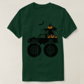 Halloween Truck Crash Pumpkin Bats Spooky Boys Kin T-Shirt (Design vorne)