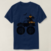 Halloween Truck Crash Pumpkin Bats Spooky Boys Kin T-Shirt (Design vorne)