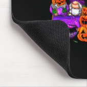 Halloween Truck Gnome Witch Pumpkin Boo Ghost Funn Mousepad (Ecke)