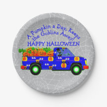 Halloween Truck Pumpkin Day Behalte Goblins Away 7
