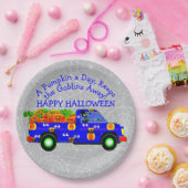 Halloween Truck Pumpkin Day Behalte Goblins Away 9 Pappteller (Party)