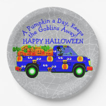 Halloween Truck Pumpkin Day Behalte Goblins Away 9
