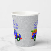 Halloween Truck Pumpkin Day Behalte Goblins weg Pappbecher (Links)