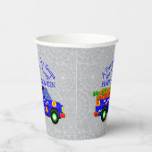 Halloween Truck Pumpkin Day Behalte Goblins weg Pappbecher (Rechts)