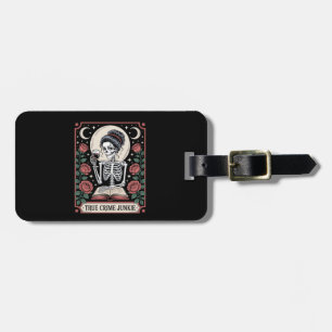 Halloween True Crime Junkie Tarot Karte Gepäckanhänger