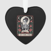 Halloween True Crime Junkie Tarotkarte Ornament (Vorderseite)