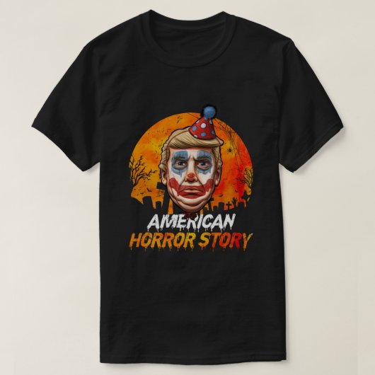 Halloween Trump Clown American Horror Story T-Shirt (Design vorne)