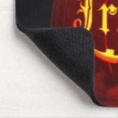 Halloween Trump Jack-o-lantern in Nebel Mousepad (Ecke)