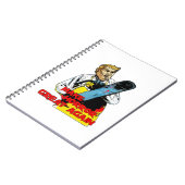 Halloween Trump Mash Up Leatherface Horror Gr Notizblock (Linke Seite)