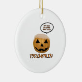 Halloween Trumpkin Angepasst Keramik Ornament (Rechts)