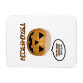 Halloween Trumpkin Angepasst Magnet (Horizontal)