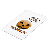 Halloween Trumpkin Angepasst Magnet (Linke Seite)