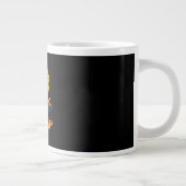 Halloween Trumpkin Classic Jumbo-Tasse (Rechts)