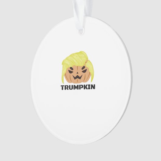 Halloween Trumpkin Classic Ornament (Vorderseite)
