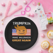 Halloween Trumpkin Classic Pappteller (Party)