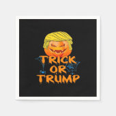 Halloween Trumpkin Classic Serviette (Vorderseite)