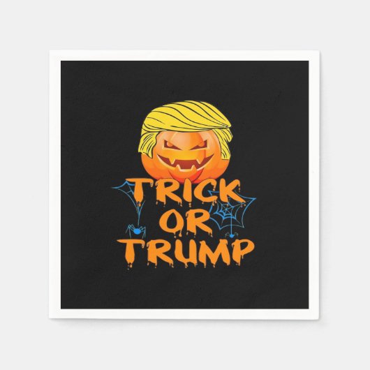 Halloween Trumpkin Classic Serviette (Vorderseite)