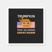 Halloween Trumpkin Classic Serviette (Vorderseite)