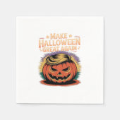 Halloween Trumpkin Design Serviette (Vorderseite)