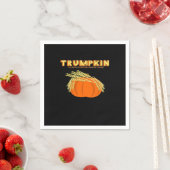 Halloween Trumpkin Donald Funny Pumpkin Make Hallo Serviette (Beispiel)