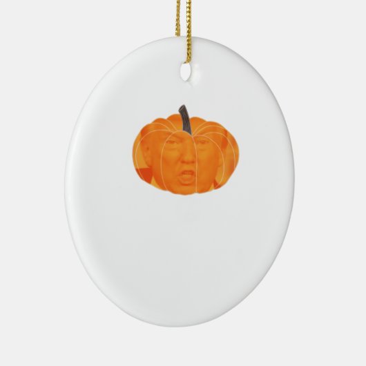Halloween Trumpkin Extra Classic Keramik Ornament (Rechts)