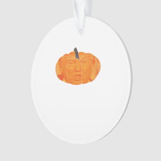 Halloween Trumpkin Extra Classic Ornament (Vorderseite)