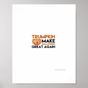 Halloween Trumpkin Funny - Classic Maga Costume De Poster