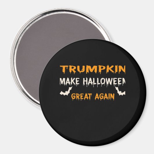 Halloween Trumpkin Funny Halloween Great Agai Magnet (Vorderseite/Rückseite)