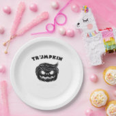 Halloween Trumpkin Funny Halloween-Kostüm Pappteller (Party)