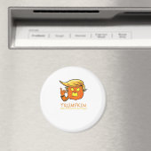 Halloween Trumpkin Funny - Klassisches Kostümdesig Magnet (In Situ (Geschirrspüler))