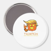 Halloween Trumpkin Funny - Klassisches Kostümdesig Magnet (Vorderseite/Rückseite)