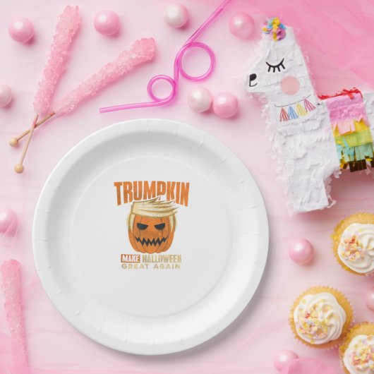 Halloween Trumpkin Funny macht Amerika großartig Pappteller (Party)