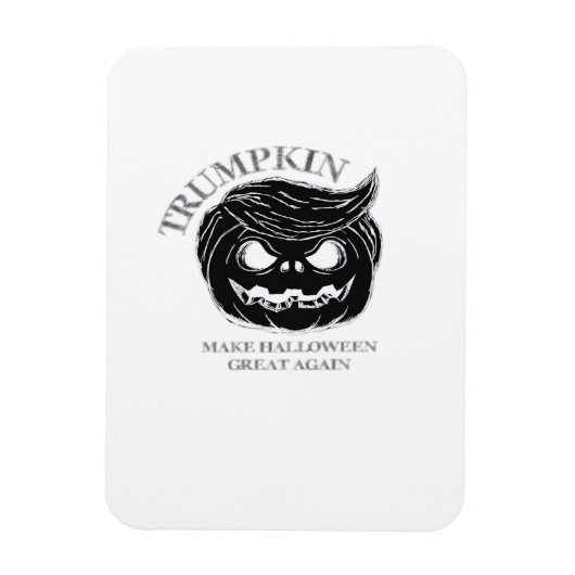 Halloween Trumpkin Funny & Niedliches Halloween-Ko Magnet (Vertikal)