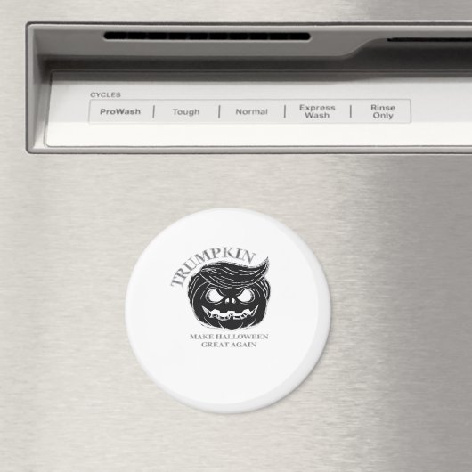 Halloween Trumpkin Funny & Niedliches Halloween-Ko Magnet (In Situ (Geschirrspüler))