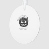 Halloween Trumpkin Funny & Niedliches Halloween-Ko Ornament (Vorderseite)
