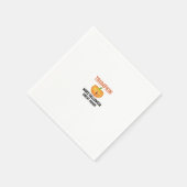 Halloween Trumpkin - Funny Pumpkin Graphen für Hal Serviette (Ecke)