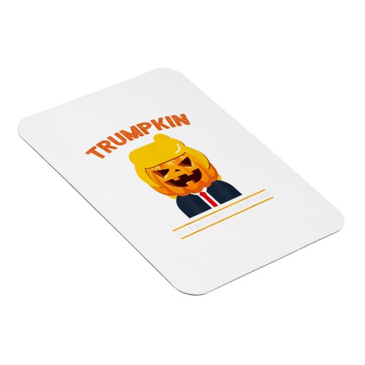 Halloween Trumpkin Funny Pumpkin Halloween Magnet (Rechte Seite)