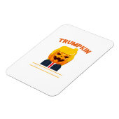 Halloween Trumpkin Funny Pumpkin Halloween Magnet (Linke Seite)
