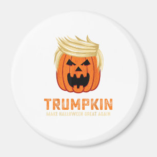 Halloween Trumpkin Funny - Spooky Parody Slogan Magnet