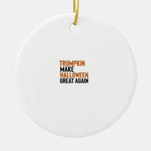 Halloween Trumpkin - Halloween Great Again Fu Keramik Ornament